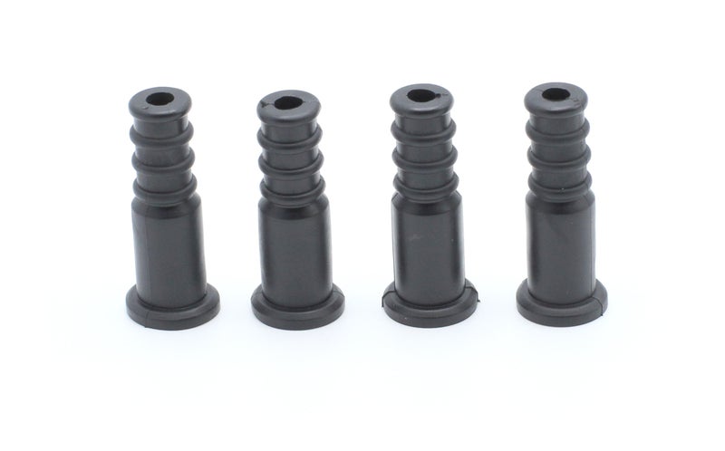THE CIMPLE CO Coaxial Cable Weather Boot - RG6 Connectors RG59 Ends Coaxial Boots - Weatherproof (Black) - Pack of 4 - Image 2